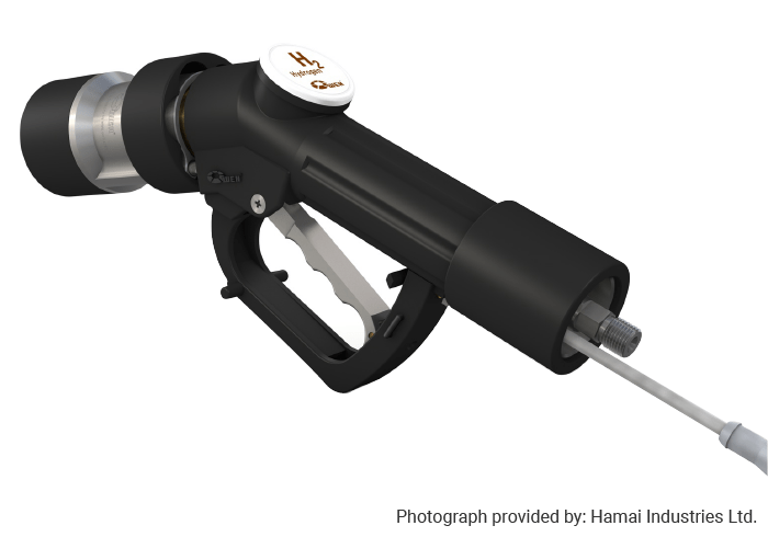 Hydrogen station devices Filling nozzle