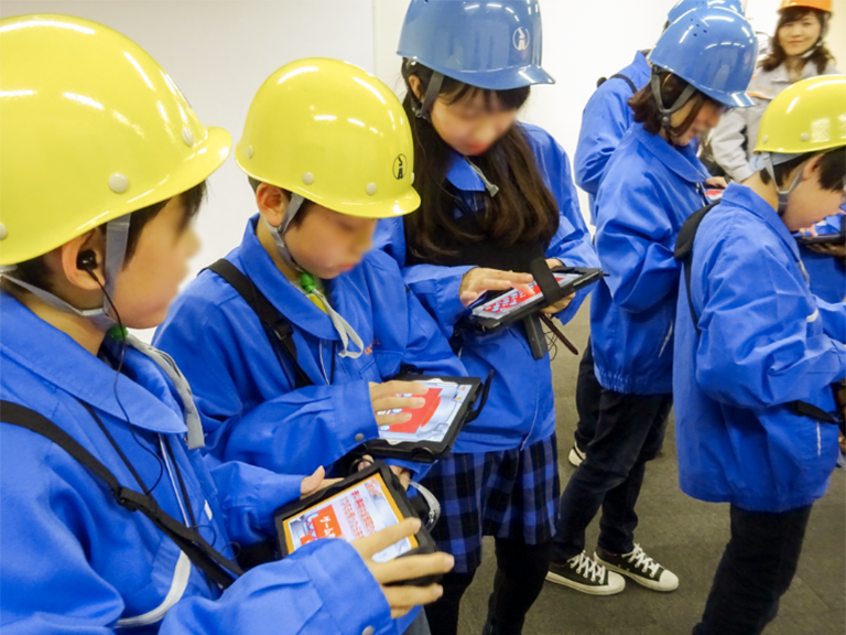 写真：オンライン工場見学